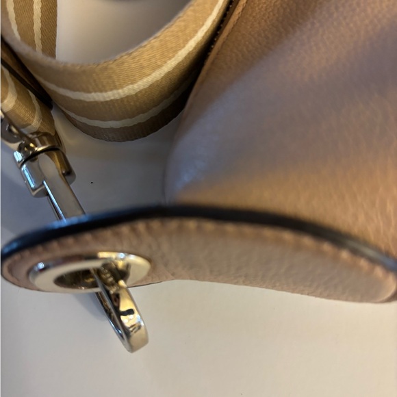 Kate Spade of New York Tan Crossbody with Striped Strap and Small Coin Purse - Picture 6 of 10